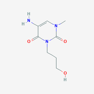 5-Amino-3-(3-hydroxypropyl)-1-methylpyrimidine-2,4(1h,3h)-dione