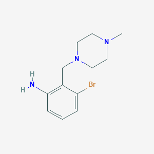 3-Bromo-2-((4-methylpiperazin-1-yl)methyl)aniline