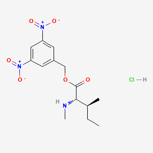 (3,5-dinitrophenyl)methyl(2S,3S)-3-methyl-2-(methylamino)pentanoatehydrochloride