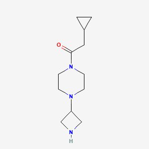 1-(4-(Azetidin-3-yl)piperazin-1-yl)-2-cyclopropylethan-1-one