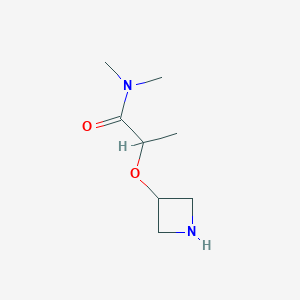 2-(azetidin-3-yloxy)-N,N-dimethylpropanamide