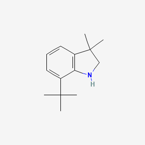 7-tert-butyl-3,3-dimethyl-2,3-dihydro-1H-indole