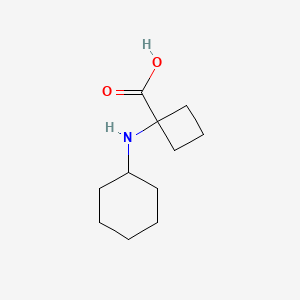 1-(Cyclohexylamino)cyclobutane-1-carboxylic acid