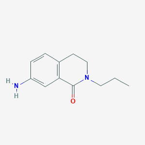 7-Amino-2-propyl-3,4-dihydroisoquinolin-1(2h)-one