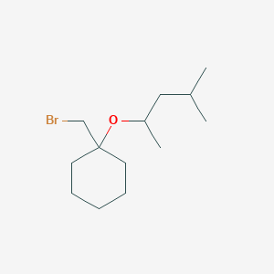 1-(Bromomethyl)-1-((4-methylpentan-2-yl)oxy)cyclohexane