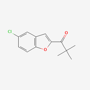 1-(5-Chlorobenzofuran-2-yl)-2,2-dimethylpropan-1-one