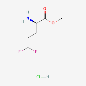 methyl (2R)-2-amino-5,5-difluoropentanoate hydrochloride