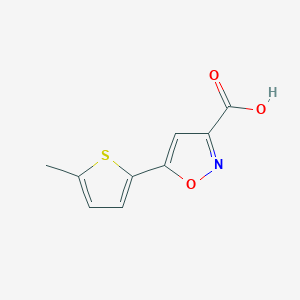 5-(5-Methylthiophen-2-yl)isoxazole-3-carboxylic acid