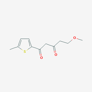 5-Methoxy-1-(5-methylthiophen-2-yl)pentane-1,3-dione