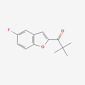 1-(5-Fluorobenzofuran-2-yl)-2,2-dimethylpropan-1-one