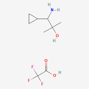 1-Amino-1-cyclopropyl-2-methylpropan-2-ol, trifluoroacetic acid