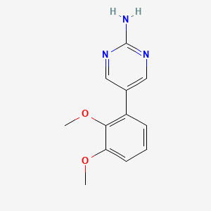 5-(2,3-Dimethoxyphenyl)pyrimidin-2-amine