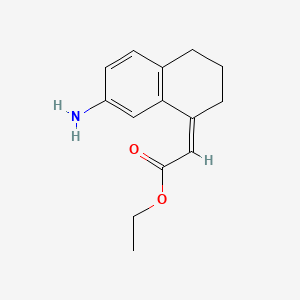 Ethyl2-(7-amino-3,4-dihydronaphthalen-1(2H)-ylidene)acetate