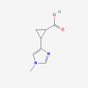 2-(1-methyl-1H-imidazol-4-yl)cyclopropane-1-carboxylic acid