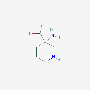 3-(Difluoromethyl)piperidin-3-amine