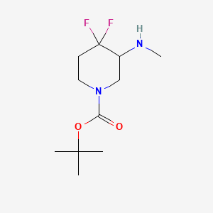 Tert-butyl 4,4-difluoro-3-(methylamino)piperidine-1-carboxylate