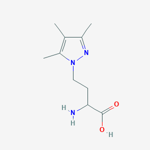 2-Amino-4-(3,4,5-trimethyl-1h-pyrazol-1-yl)butanoic acid