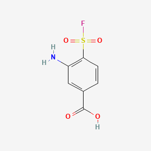 3-Amino-4-(fluorosulfonyl)benzoic acid