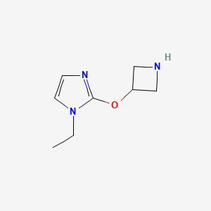 2-(azetidin-3-yloxy)-1-ethyl-1H-imidazole