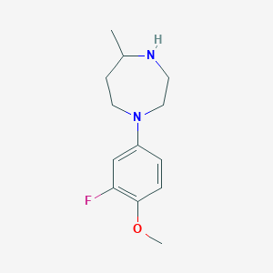 1-(3-Fluoro-4-methoxyphenyl)-5-methyl-1,4-diazepane