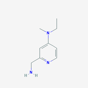 2-(aminomethyl)-N-ethyl-N-methylpyridin-4-amine