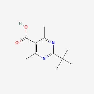 2-Tert-butyl-4,6-dimethylpyrimidine-5-carboxylicacid