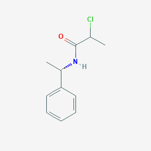 2-Chloro-N-((S)-1-phenylethyl)propanamide