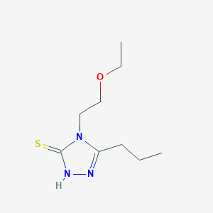 molecular formula C9H17N3OS B13633605 4-(2-Ethoxyethyl)-5-propyl-4h-1,2,4-triazole-3-thiol 