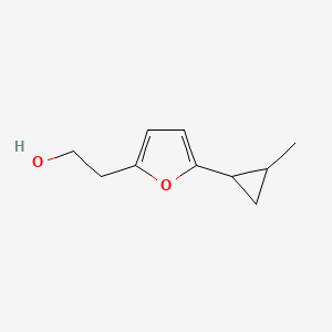 2-(5-(2-Methylcyclopropyl)furan-2-yl)ethan-1-ol