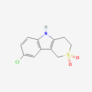 8-Chloro-1,3,4,5-tetrahydrothiopyrano[4,3-b]indole 2,2-dioxide