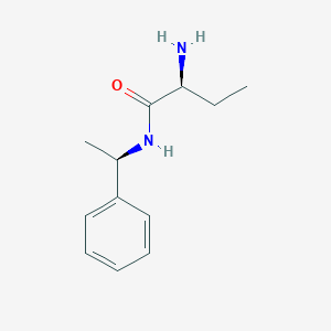 (S)-2-Amino-N-((R)-1-phenylethyl)butanamide