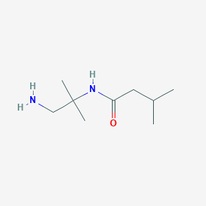 N-(1-amino-2-methylpropan-2-yl)-3-methylbutanamide