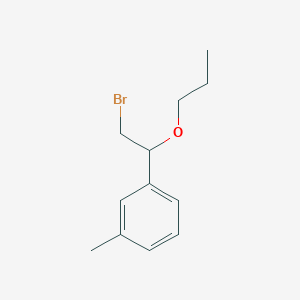 1-(2-Bromo-1-propoxyethyl)-3-methylbenzene