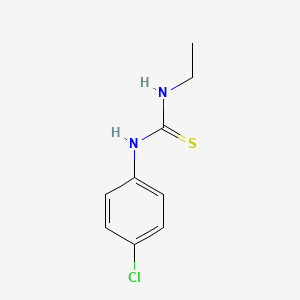 molecular formula C9H11ClN2S B1363373 1-(4-Chlorophenyl)-3-ethylthiourea CAS No. 30904-99-5