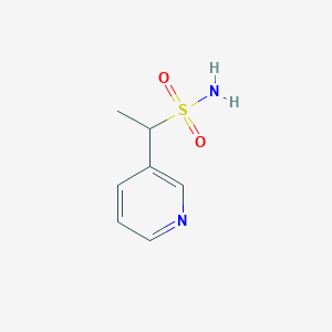 1-(Pyridin-3-yl)ethane-1-sulfonamide