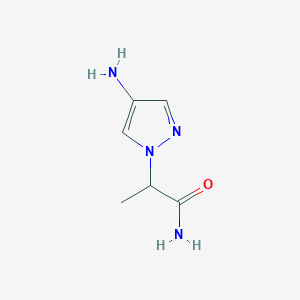 2-(4-Amino-1h-pyrazol-1-yl)propanamide