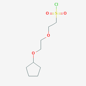 2-(2-(Cyclopentyloxy)ethoxy)ethane-1-sulfonyl chloride