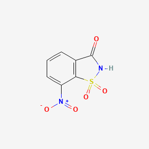 7-Nitro-2,3-dihydro-1lambda6,2-benzothiazole-1,1,3-trione