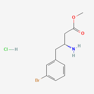 methyl(3R)-3-amino-4-(3-bromophenyl)butanoatehydrochloride