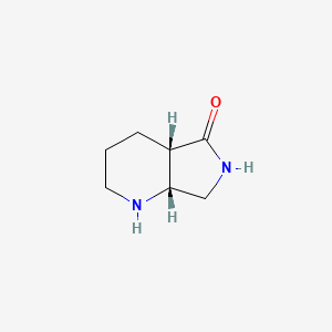 rac-(4aR,7aS)-octahydro-1H-pyrrolo[3,4-b]pyridin-5-one, cis