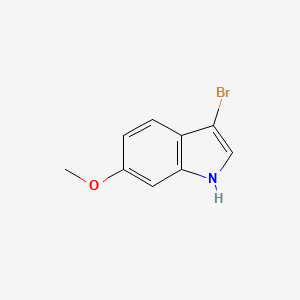 molecular formula C9H8BrNO B13633876 3-bromo-6-methoxy-1H-indole 