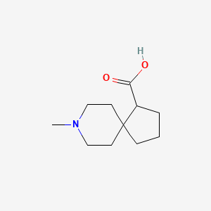 8-Methyl-8-azaspiro[4.5]decane-1-carboxylic acid