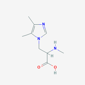 3-(4,5-Dimethyl-1h-imidazol-1-yl)-2-(methylamino)propanoic acid