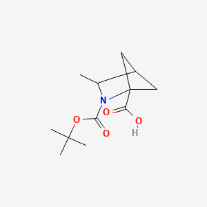 2-[(Tert-butoxy)carbonyl]-3-methyl-2-azabicyclo[2.1.1]hexane-1-carboxylicacid