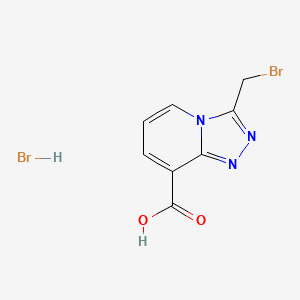 3-(Bromomethyl)-[1,2,4]triazolo[4,3-a]pyridine-8-carboxylicacidhydrobromide