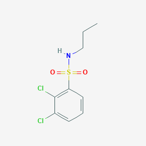 molecular formula C9H11Cl2NO2S B13633977 2,3-dichloro-N-propylbenzenesulfonamide 