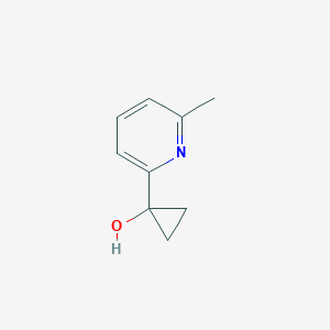 1-(6-Methylpyridin-2-yl)cyclopropan-1-ol