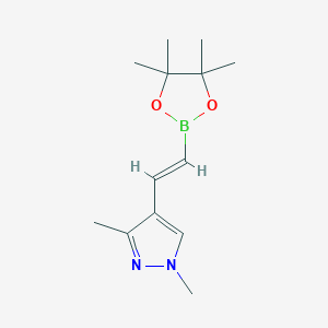 1,3-dimethyl-4-[2-(tetramethyl-1,3,2-dioxaborolan-2-yl)ethenyl]-1H-pyrazole