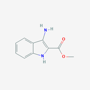 molecular formula C10H10N2O2 B136340 methyl 3-amino-1H-indole-2-carboxylate CAS No. 142641-33-6