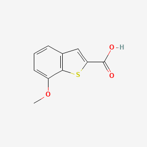 molecular formula C10H8O3S B1363400 7-甲氧基苯并[b]噻吩-2-羧酸 CAS No. 88791-07-5
